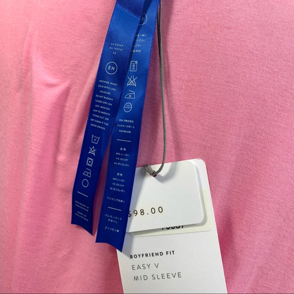 Kit and Ace Pink Top Size 6 Mid Sleeve - Picture 4 of 6